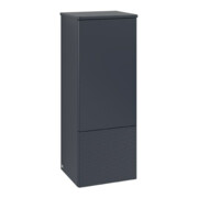 V&B Mittelschrank mit Frontstruktur, Anschlag li Antao 41,4x104x35,6cm, WBP Lac, md bl. m Lac