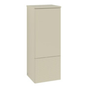 V&B Mittelschrank mit Frontstruktur, Anschlag li Antao 41,4x104x35,6cm, WBP Lac, si Gr m Lac