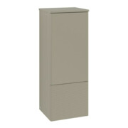 V&B Mittelschrank mit Frontstruktur, Anschlag li Antao 41,4x104x35,6cm, WBP Lac, st. Gr m Lac