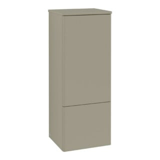 V&B Mittelschrank mit Frontstruktur, Anschlag re Antao 41,4x104x35,6cm, WBP-farbe Lac, hon. oak