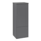 V&B Mittelschrank ohne Frontstruktur, Anschlag li Antao 41,4x104x35,6cm, WBP Lac, Anthrac. m Lac-1