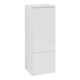 V&B Mittelschrank ohne Frontstruktur, Anschlag li Antao 41,4x104x35,6cm, WBP Lac, glo wh. Lac-1