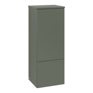 V&B Mittelschrank ohne Frontstruktur, Anschlag li Antao 41,4x104x35,6cm, WBP Lac, lea gre. m Lac