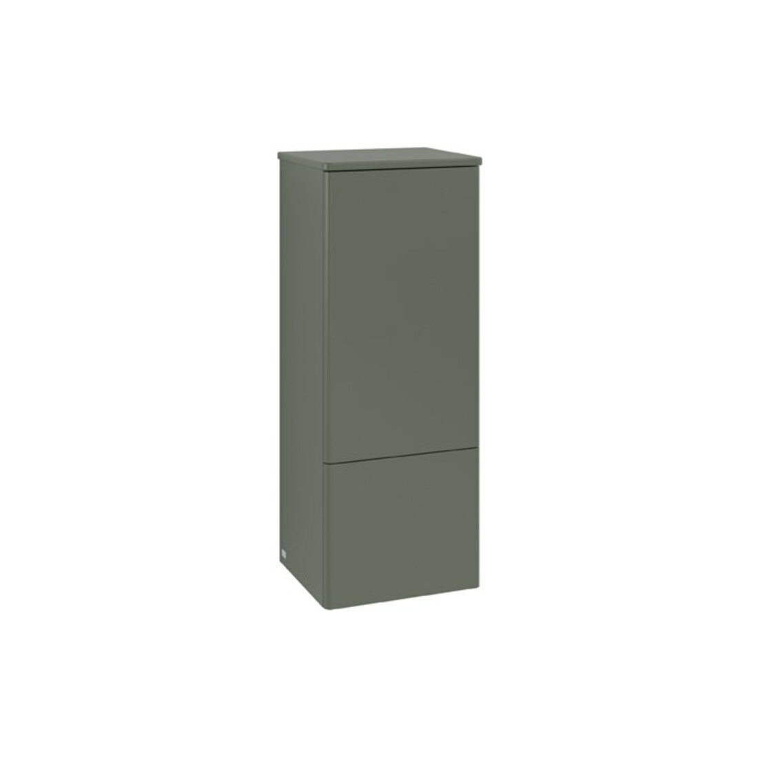 V&B Mittelschrank ohne Frontstruktur, Anschlag li Antao 41,4x104x35,6cm, WBP Lac, lea gre. m Lac