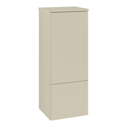 V&B Mittelschrank ohne Frontstruktur, Anschlag li Antao 41,4x104x35,6cm, WBP Lac, si Gr m Lac
