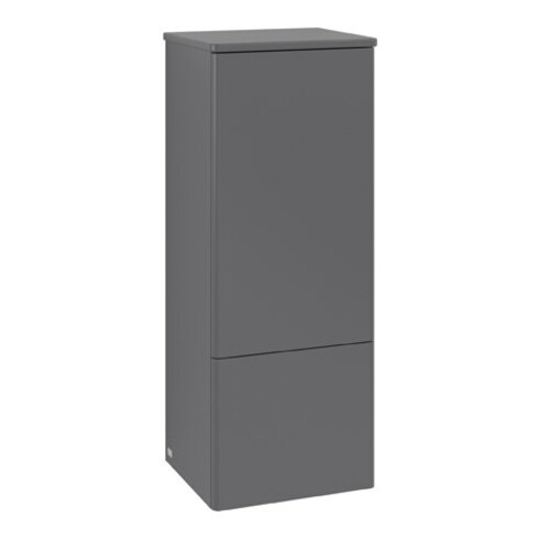 V&B Mittelschrank ohne Frontstruktur, Anschlag re Antao 41,4x104x35,6cm, WBP Lac, Anthrac. m Lac