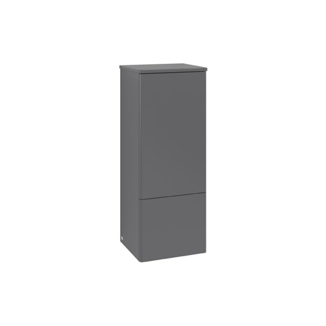 V&B Mittelschrank ohne Frontstruktur, Anschlag re Antao 41,4x104x35,6cm, WBP Lac, Anthrac. m Lac