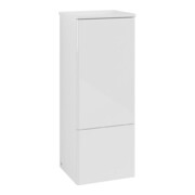 V&B Mittelschrank ohne Frontstruktur, Anschlag re Antao 41,4x104x35,6cm, WBP Lac, glo wh. Lac