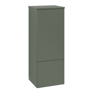 V&B Mittelschrank ohne Frontstruktur, Anschlag re Antao 41,4x104x35,6cm, WBP Lac, lea gre. m Lac
