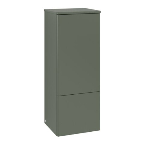 V&B Mittelschrank ohne Frontstruktur, Anschlag re Antao 41,4x104x35,6cm, WBP Lac, lea gre. m Lac