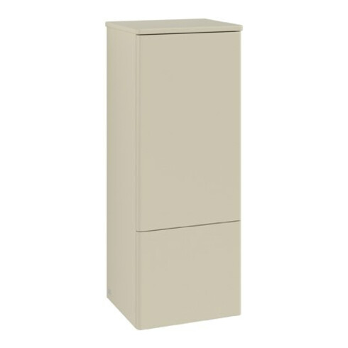 V&B Mittelschrank ohne Frontstruktur, Anschlag re Antao 41,4x104x35,6cm, WBP Lac, si Gr m Lac