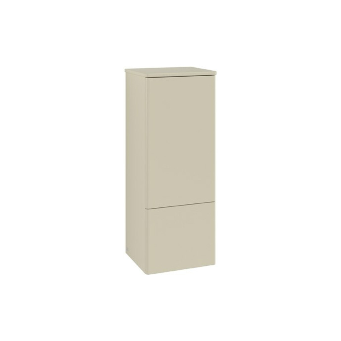V&B Mittelschrank ohne Frontstruktur, Anschlag re Antao 41,4x104x35,6cm, WBP Lac, si Gr m Lac