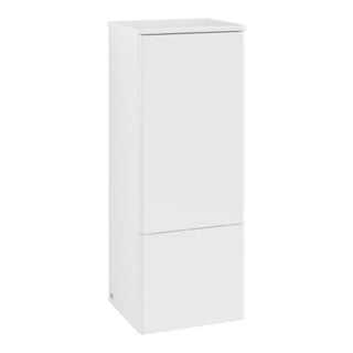 V&B Mittelschrank sans structure de façade, charnière droite Antao 41,4x104x35,6cm, WBP Lac, blanc avec Lac