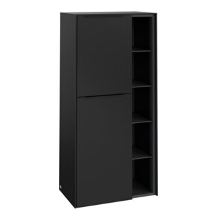 V&B Mittelschrank Subway 3.0 57,4x120x36,2cm, porte gauche/grand avant, bleu volcan