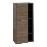 V&B Mittelschrank Subway 3.0 57,4x120x36,2cm, Sch L/Gr AL g, Ariz. Oa