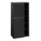 V&B Mittelschrank Subway 3.0 57,4x120x36,2cm, Sch L/Gr AL g, volc bla-1