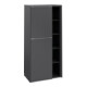 V&B Mittelschrank Subway 3.0 57,4x120x36,2cm, Sch L/Gr Alu gl, graph.-1