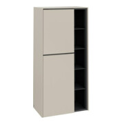 V&B Mittelschrank Subway 3.0 57,4x120x36,2cm, Sch L/Gr mon., cashm Gr