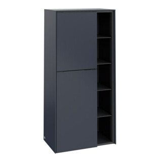 V&B Mittelschrank Subway 3.0 57,4x120x36,2cm, Sch L/Gr mon., Mar bl.