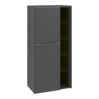 V&B Mittelschrank Subway 3.0 57,4x120x36,2cm, Sch L/Gr mon., so gre.
