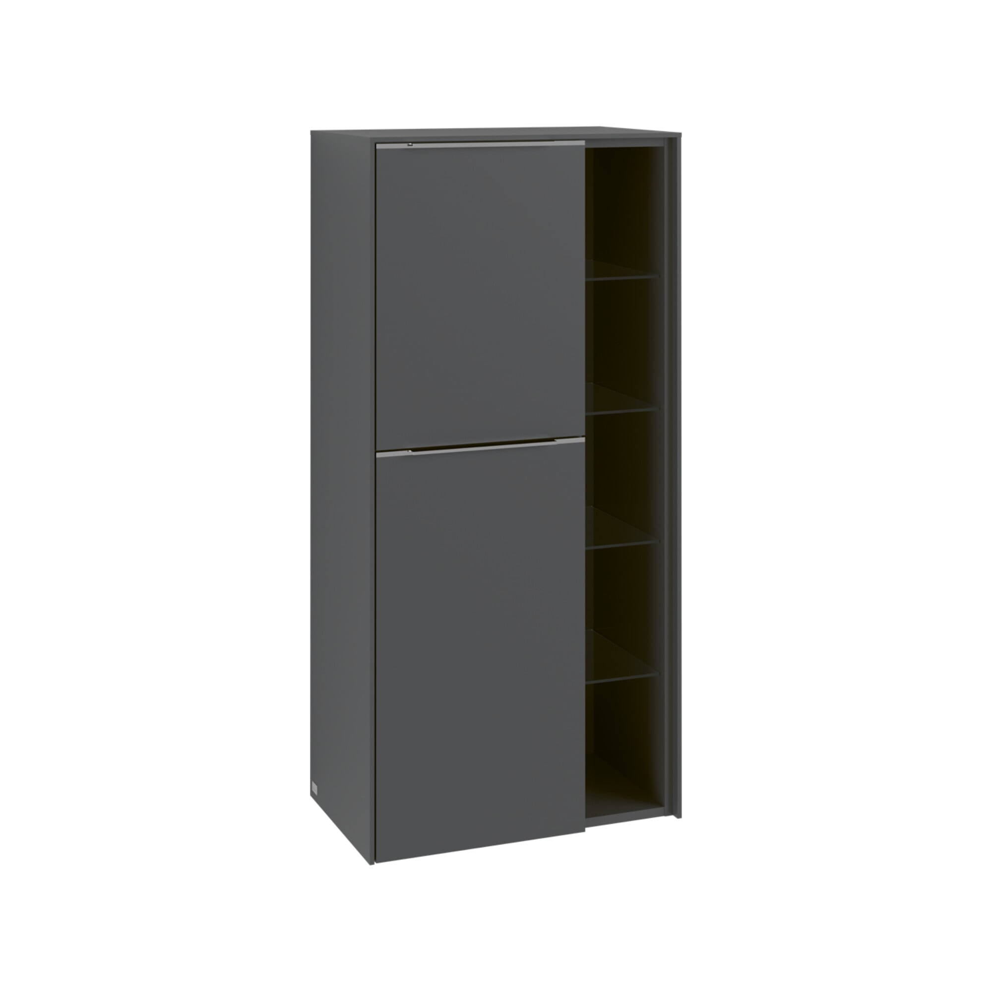 V&B Mittelschrank Subway 3.0 57,4x120x36,2cm, Sch L/Gr mon., wine r ; Villeroy & Boch