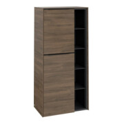 V&B Mittelschrank Subway 3.0 57,4x120x36,2cm, Sch L/Gr vo b, Ariz. Oa
