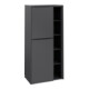 V&B Mittelschrank Subway 3.0 57,4x120x36,2cm, Sch L/Gr vo bla, graph.-1