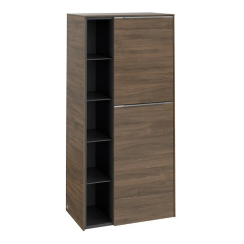 V&B Mittelschrank Subway 3.0 57,4x120x36,2cm, Sch R/Gr AL g, Ariz. Oa
