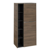 V&B Mittelschrank Subway 3.0 57,4x120x36,2cm, Sch R/Gr AL g, Ariz. Oa