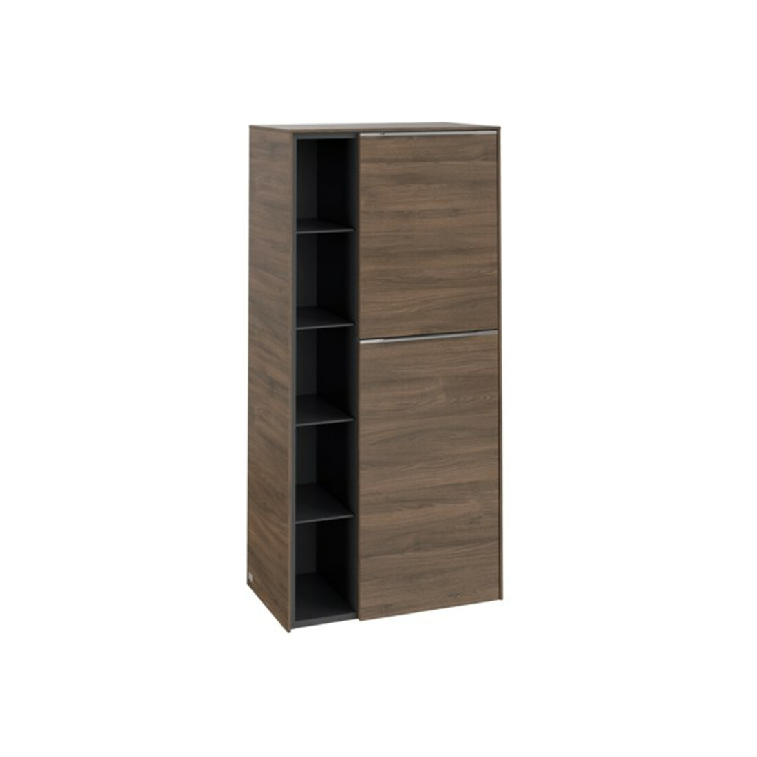 V&B Mittelschrank Subway 3.0 57,4x120x36,2cm, Sch R/Gr AL g, Ariz. Oa