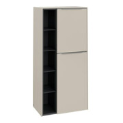 V&B Mittelschrank Subway 3.0 57,4x120x36,2cm, Sch R/Gr AL g, cashm Gr