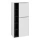 V&B Mittelschrank Subway 3.0 57,4x120x36,2cm, Sch R/Gr Alu gl, P wh.-1