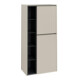 V&B Mittelschrank Subway 3.0 57,4x120x36,2cm, Sch R/Gr mon., cashm Gr-1