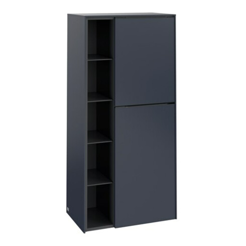 V&B Mittelschrank Subway 3.0 57,4x120x36,2cm, Sch R/Gr mon., Mar bl.