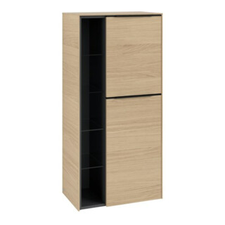 V&B Mittelschrank Subway 3.0 57,4x120x36,2cm, Sch R/Gr vo b, Nord Oa
