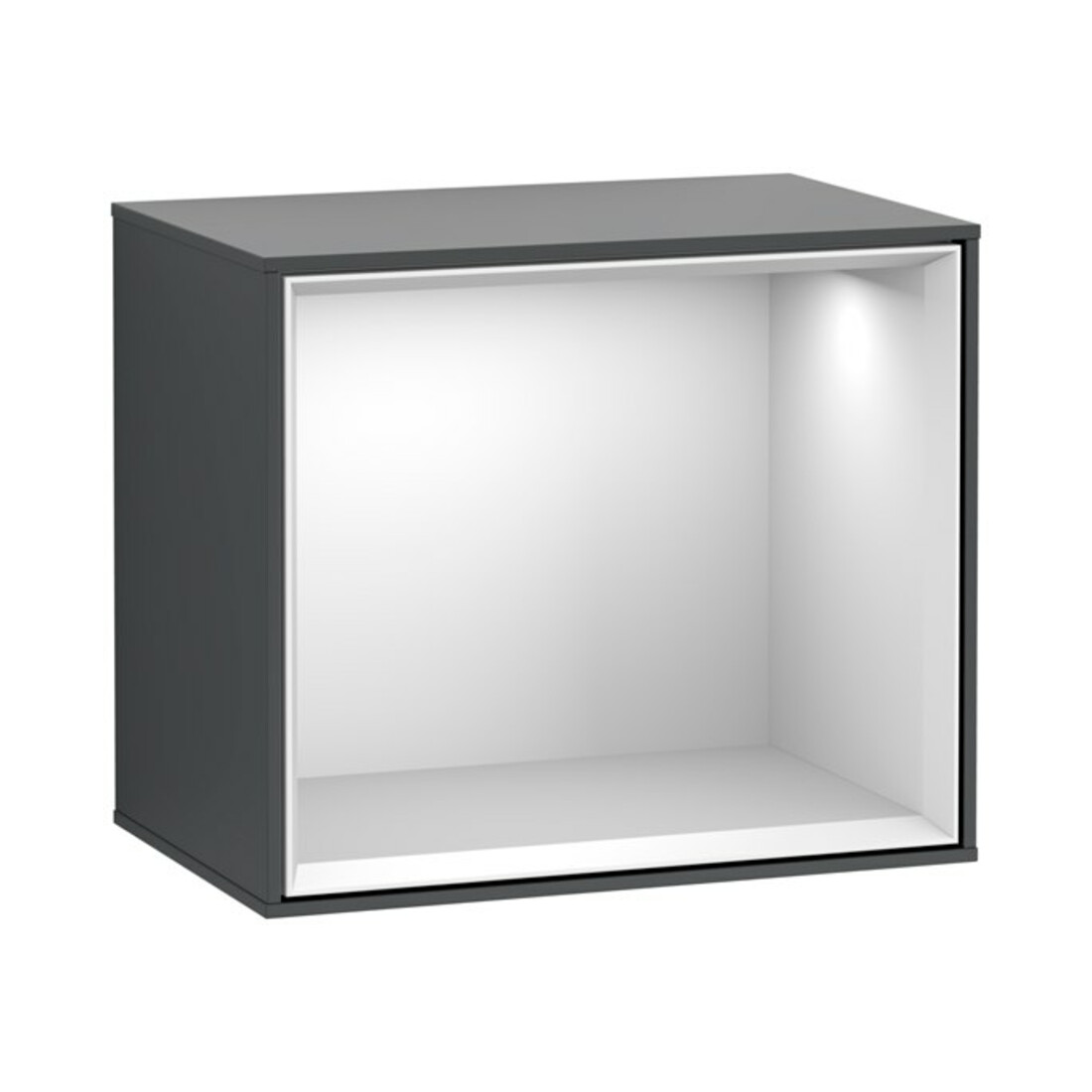V&B Module d'étagère Éclairage mural Finion 41,8x35,6x27cm, Étagère bl. m Lac
