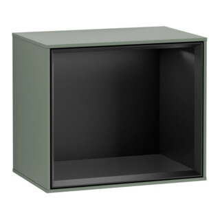 V&B Module d'étagère Éclairage mural Finion 41,8x35,6x27cm, étagère bleue m, huile m laque