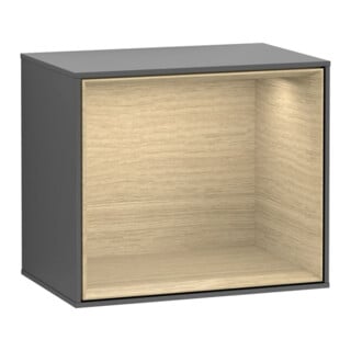 V&B Module d'étagère Éclairage mural Finion 41,8x35,6x27cm, Reg Oa ven, Anthrac. m