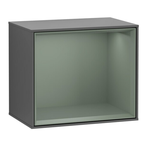 V&B Module d'étagère Éclairage mural Finion 41,8x35,6x27cm, Reg Oli. m, Anthrac. m