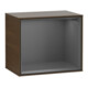 V&B Module d'étagère Finion 41,8x35,6x27 cm, étagère anthracite avec veinage bois-1