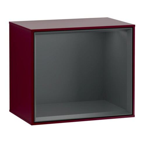 V&B Module d'étagère Finion 41,8x35,6x27cm, Bleu mat Peony