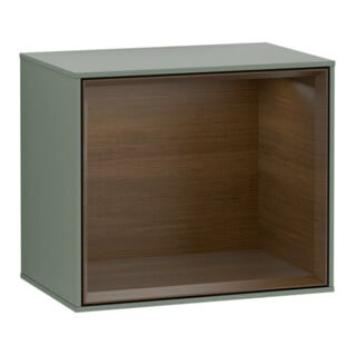 V&B Module d'étagère Finion 41,8x35,6x27cm, chêne huilé verni, mat laqué