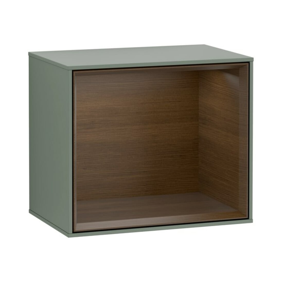 V&B Module d'étagère Finion 41,8x35,6x27cm, chêne huilé verni, mat laqué