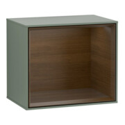 V&B Module d'étagère Finion 41,8x35,6x27cm, chêne sauvage verni, huile avec laque