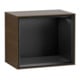 V&B Module d'étagère Finion 41,8x35,6x27cm, étagère bleue m, placage noyer-1