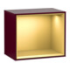 V&B Module d'étagère Finion 41,8x35,6x27cm, étagère dorée mate, Peony mate-1