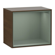V&B Module d'étagère Finion 41,8x35,6x27cm, étagère huilée, placage noyer