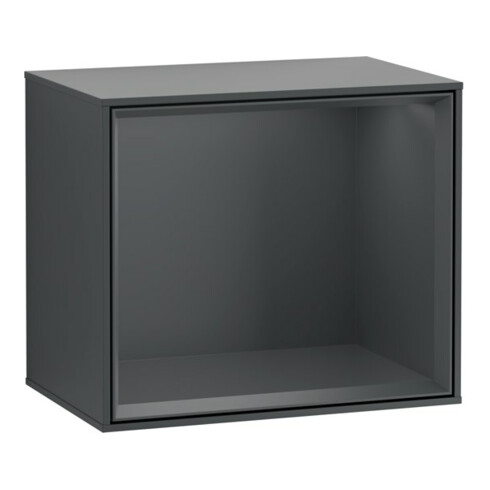 V&B Module d'étagère Finion 41,8x35,6x27cm, étagère md bl., md bl. avec Lac