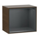 V&B Module d'étagère Finion 41,8x35,6x27cm, étagère md bl., placage noyer-1