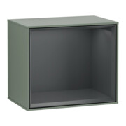 V&B Module d'étagère Finion 41,8x35,6x27cm, étagère md bleu, huilé avec laque